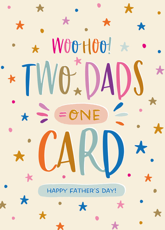 Two Dads, One Card! Father's Day