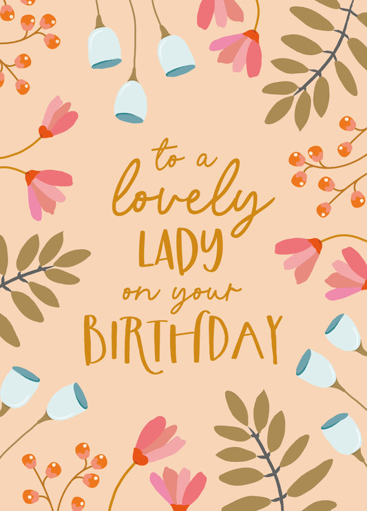 Happy Birthday Lovely Lady