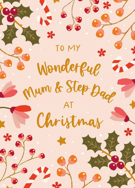 Merry Christmas Wonderful Mum & Step Dad