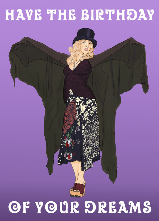 Stevie Nicks Birthday Card
