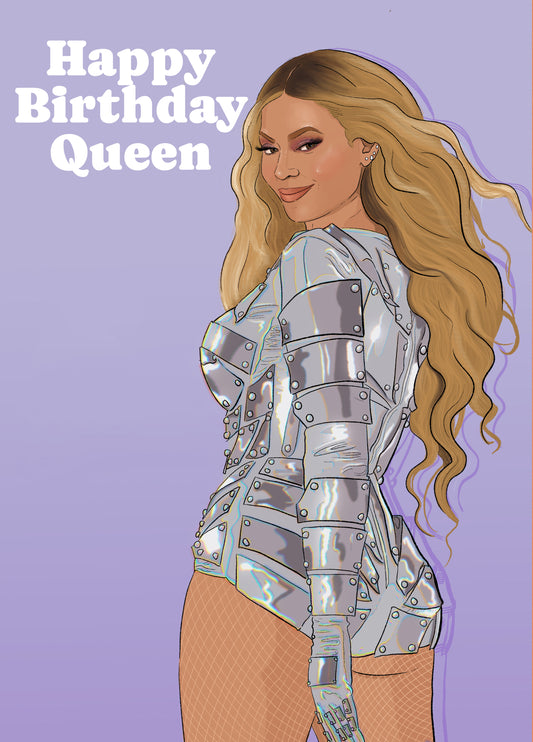 Beyonce Queen Card
