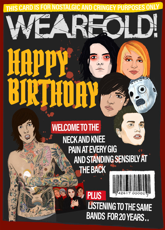 Elder Emo Birthday Card