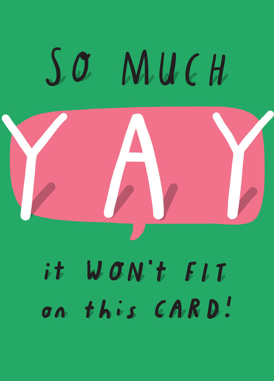 So Much Yay! Card