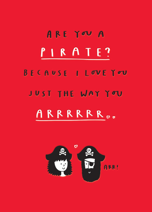 Are You A Pirate? Card
