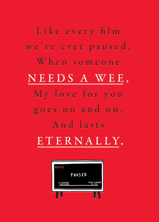 Love Lasts Eternally. Card