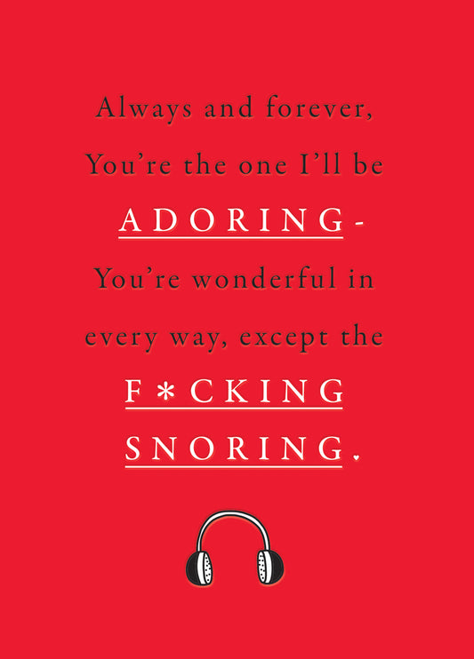 You're The One I'll Be Adoring Card