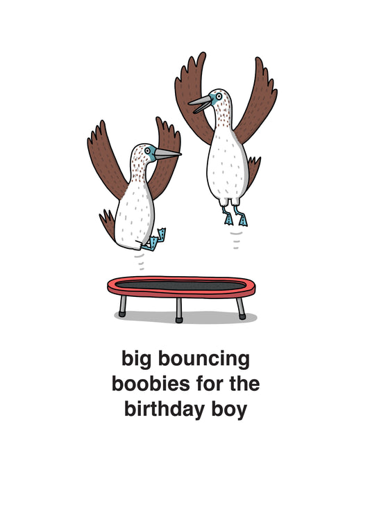 Big Bouncing Boobies For The Birthday Boy