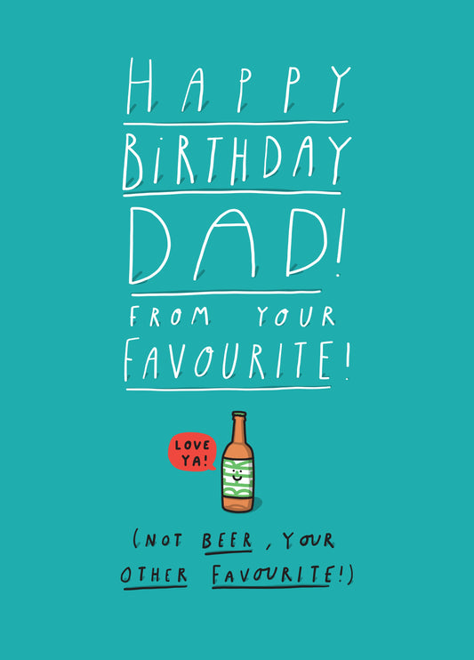 Happy Birthday Dad Card