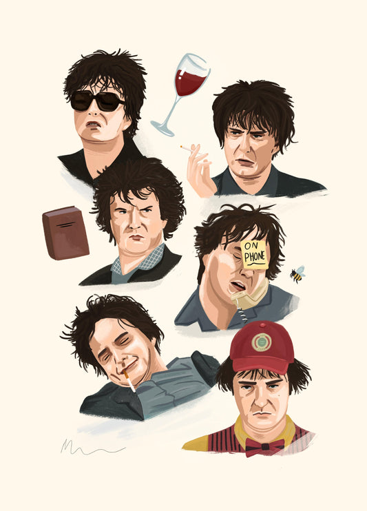 Bernard's Black Books Card