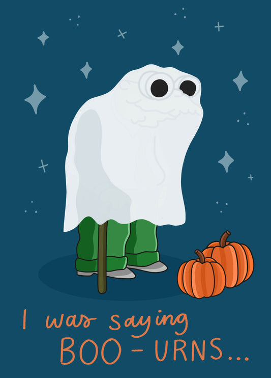 Moleman Boo-Urns Card