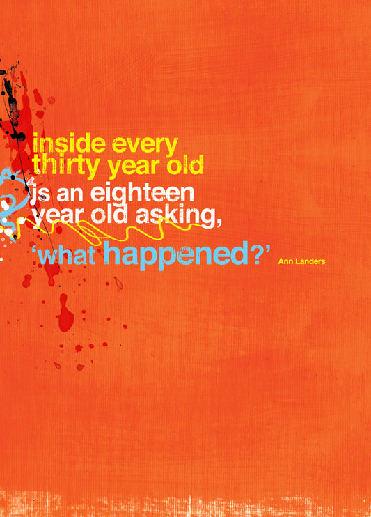 Inside Every 30 Year Old Card