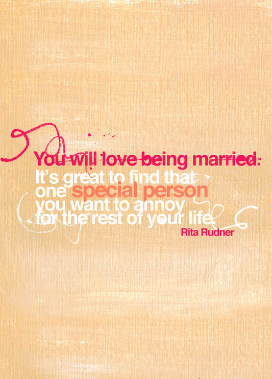 Love Being Married Card