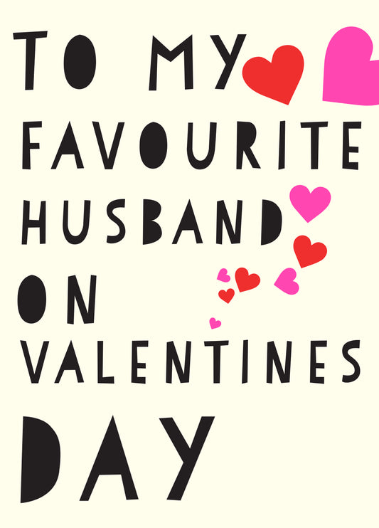 My Favourite Husband Card