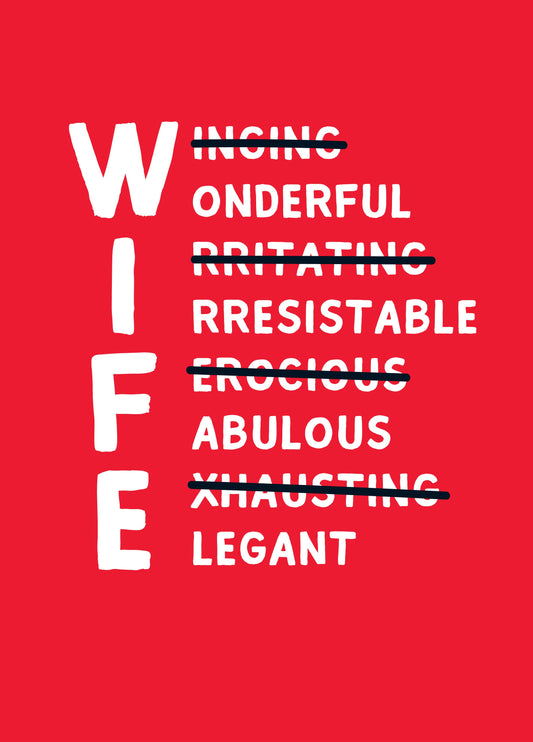 W-I-F-E Card