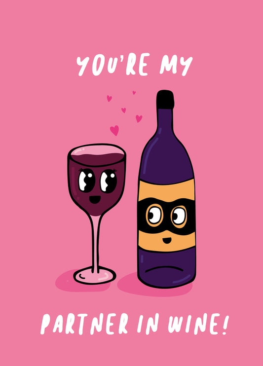 Partner In Wine Card