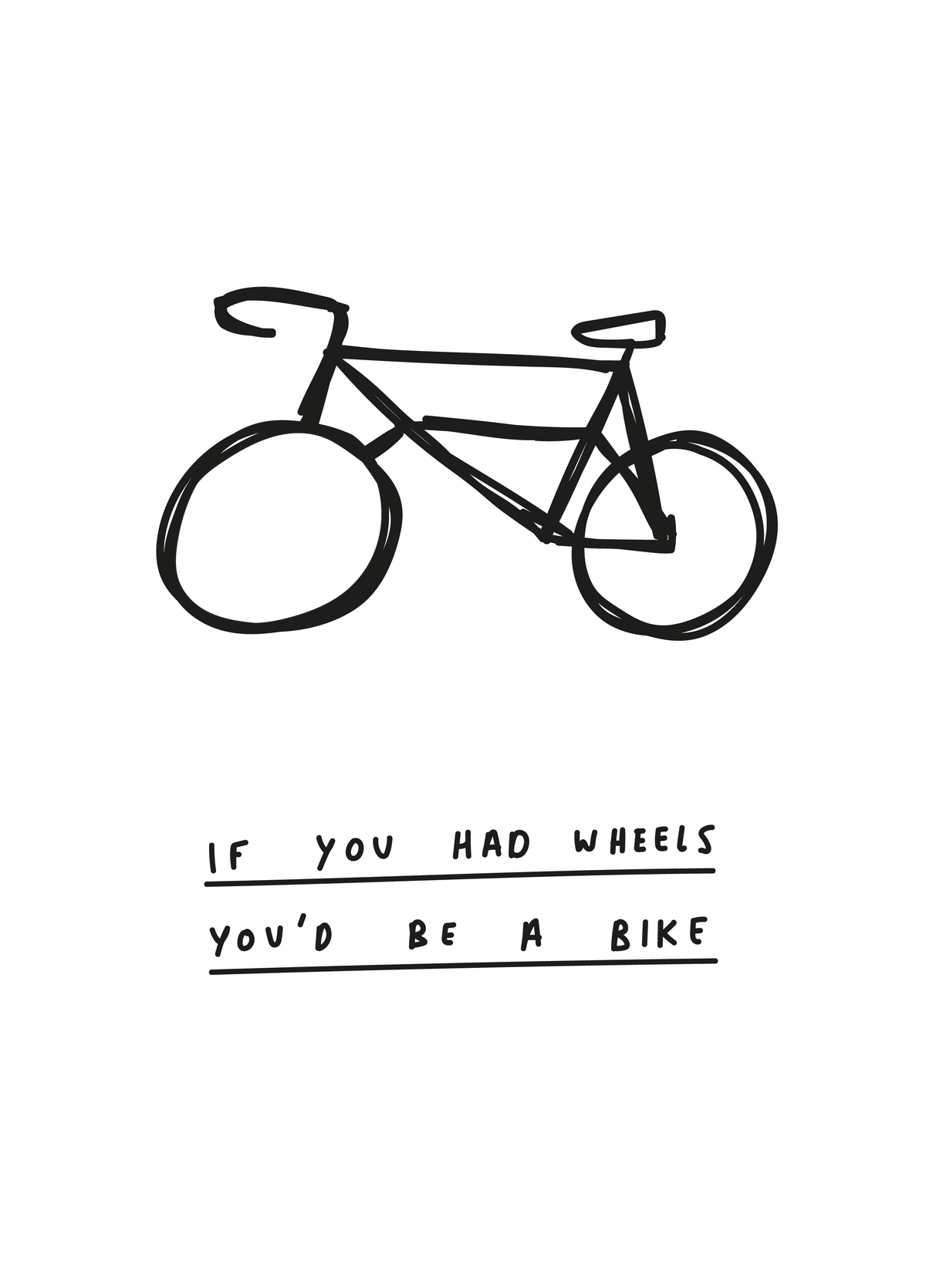 If You Had Wheels Photo Card