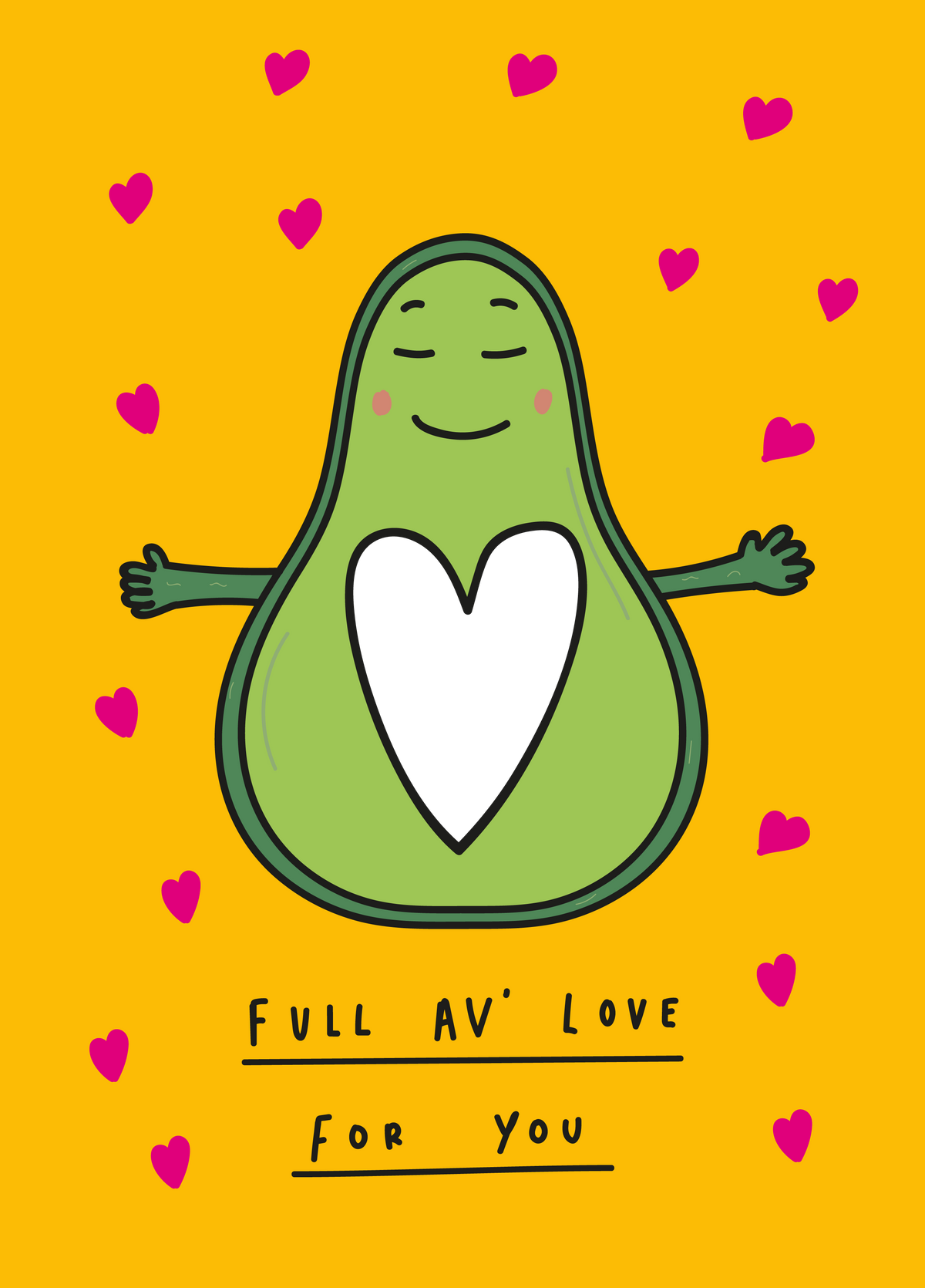 Full Av Love For You Photo Card