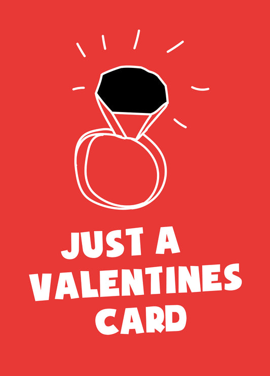 Just A Valentine's Photo Card