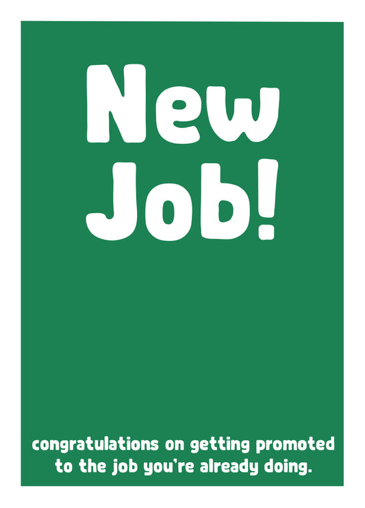 Job You're Already Doing Card