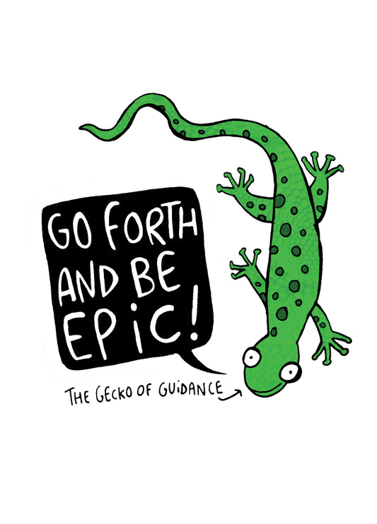 Gecko Of Guidance Card