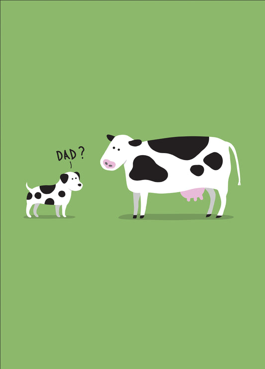 Dad? Cow Card