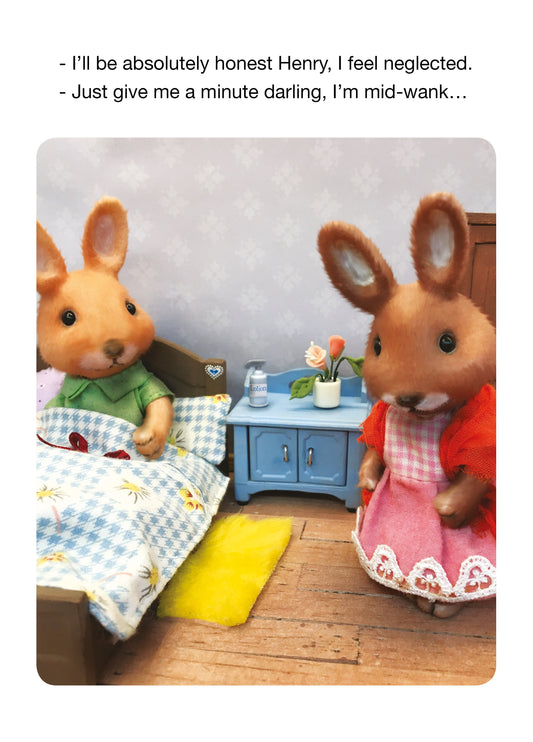 Give Me A Minute Darling Card