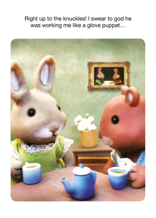 Like A Glove Puppet Card