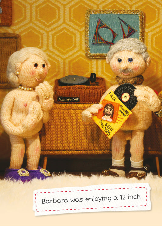 Barbara Was Enjoying A 12 Inch Card