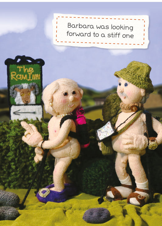 Barbara Was Looking Forward To A Stiff One Card