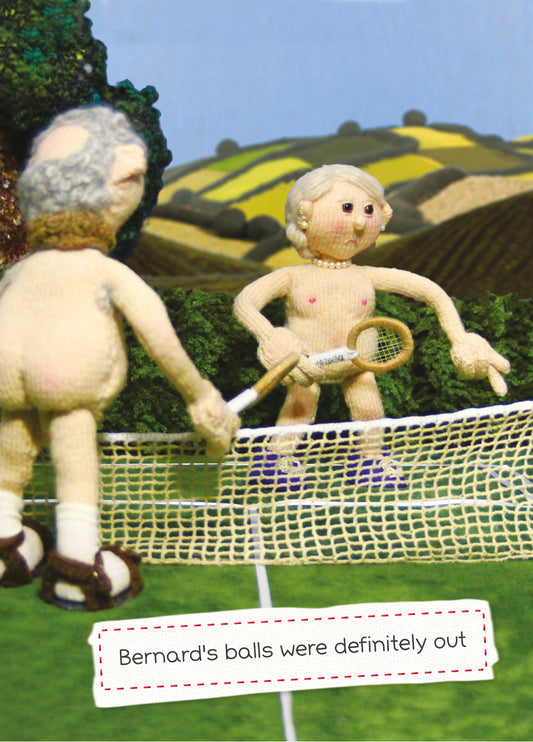 Bernard's Balls Were Definitely Out Card