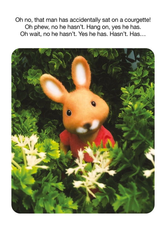 Sitting On A Courgette Card