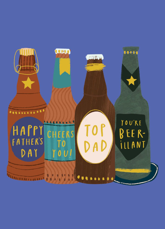 Craft Beers Father's Day Card
