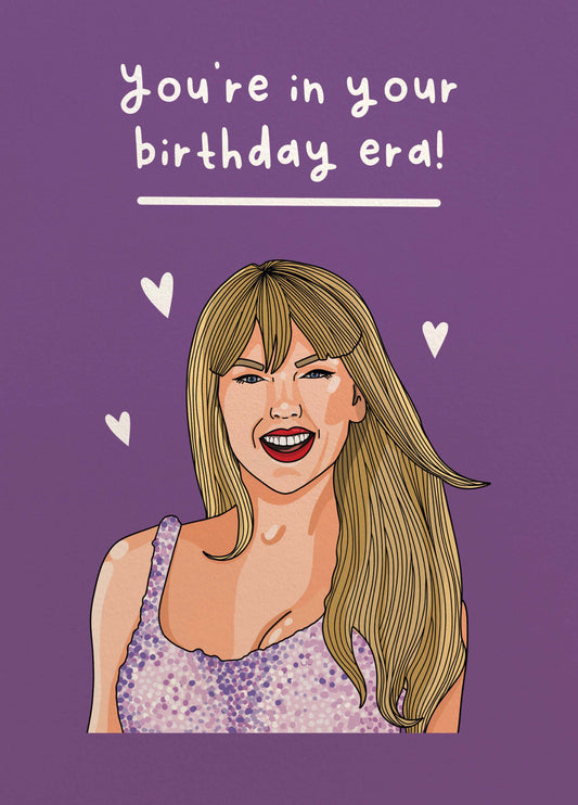 Taylor Swift Birthday Era Card