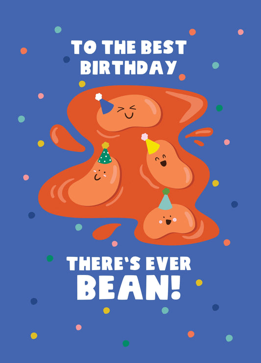 Best There's Ever Bean Birthday Card
