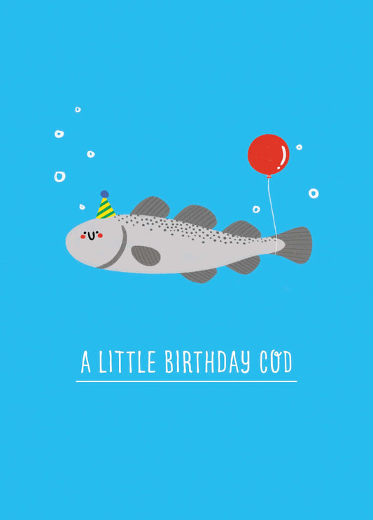 Little Birthday Cod Card
