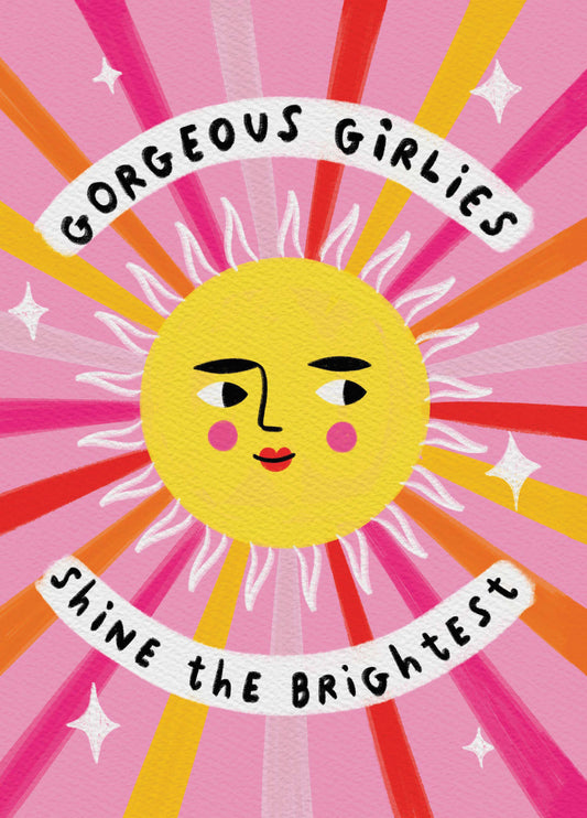 Gorgeous Girlies Sunshine Card