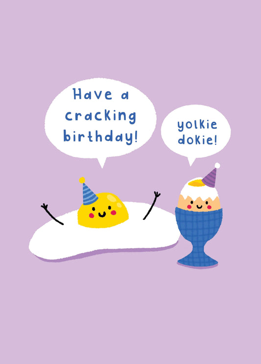 Yolkie Dokie Birthday Card