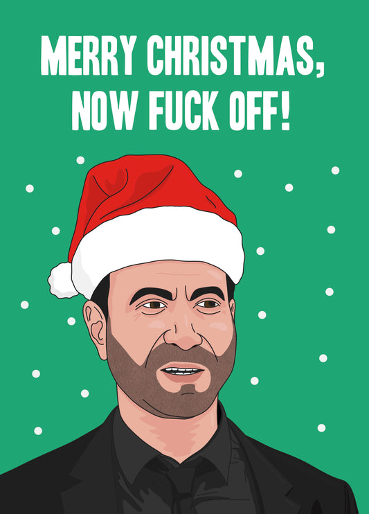 Roy Kent Fuck Off Christmas Card
