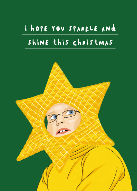 Sparkle & Shine Nativity Christmas Card