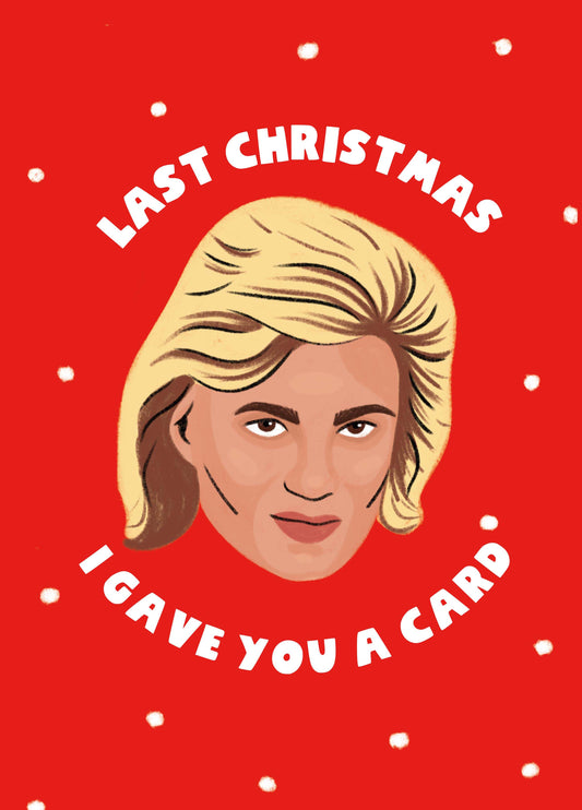 George Michael Last Christmas Card