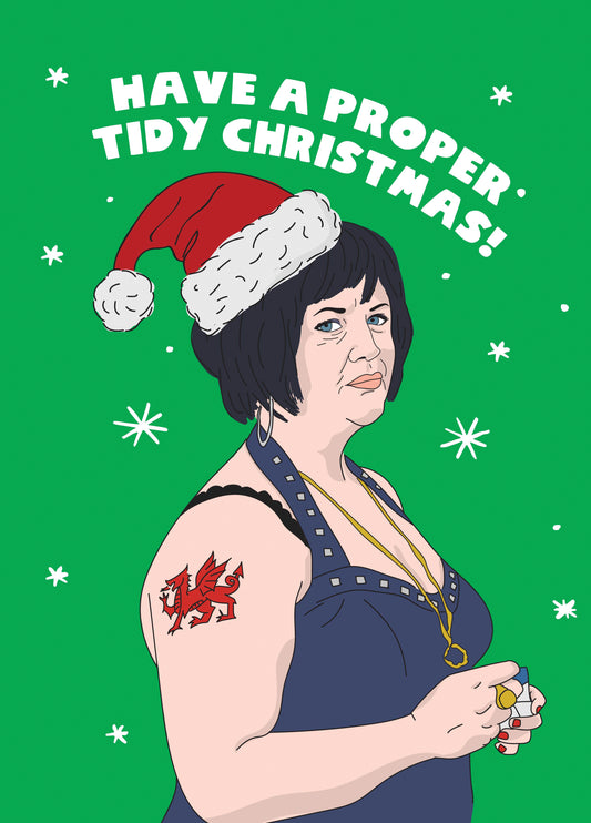 Nessa Proper Tidy Christmas Card
