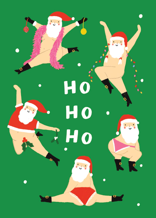 Sexy Santas Christmas Card