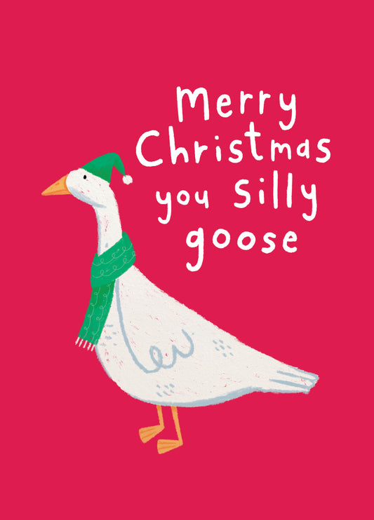 Silly Goose Christmas Card