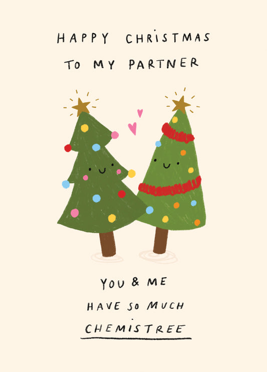 Partner Chemis-tree Christmas Card