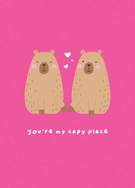 My Capy Place Valentine's Card
