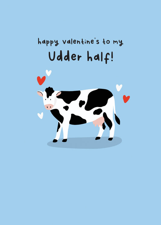 Udder Half Valentine's Card