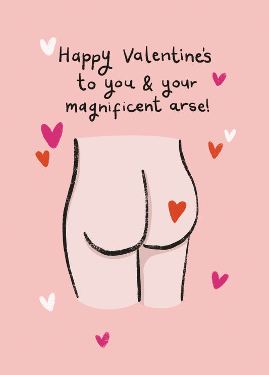 Magnificent Arse Valentine's Card