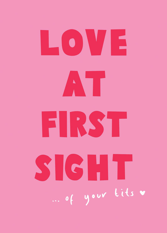 Love At First Sight Type Valentine's Card