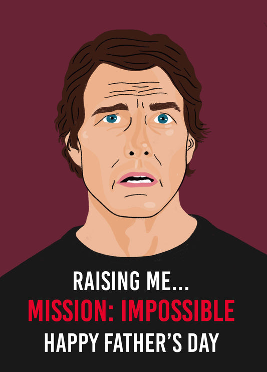 Mission Impossible Father's Day Card