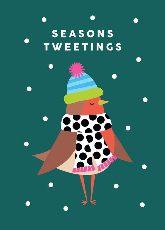 Robin Season's Tweetings Christmas Card